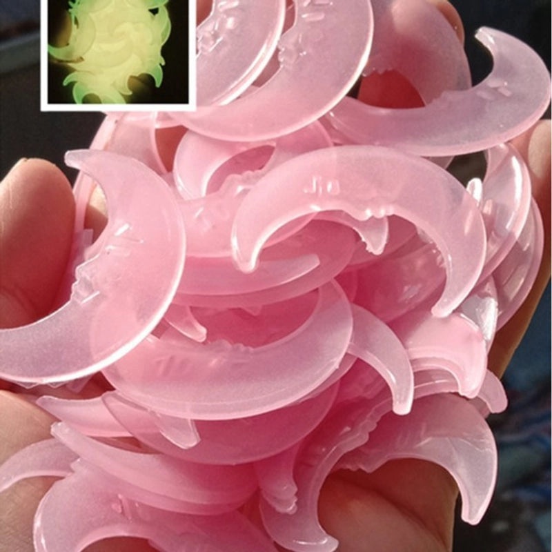 3-8cm Glow in the Dark Star and Moon Wall Stickers for Kids' Rooms, Fluorescent 3D Decorative Decals|Home Decor & Wall Art