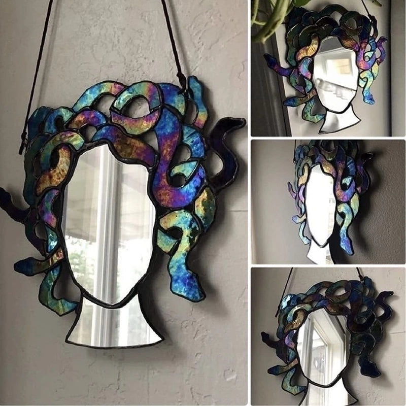 Medusa Acrylic Ornament Greek Mythology Wall Hanging | Home Decor & Wall Art