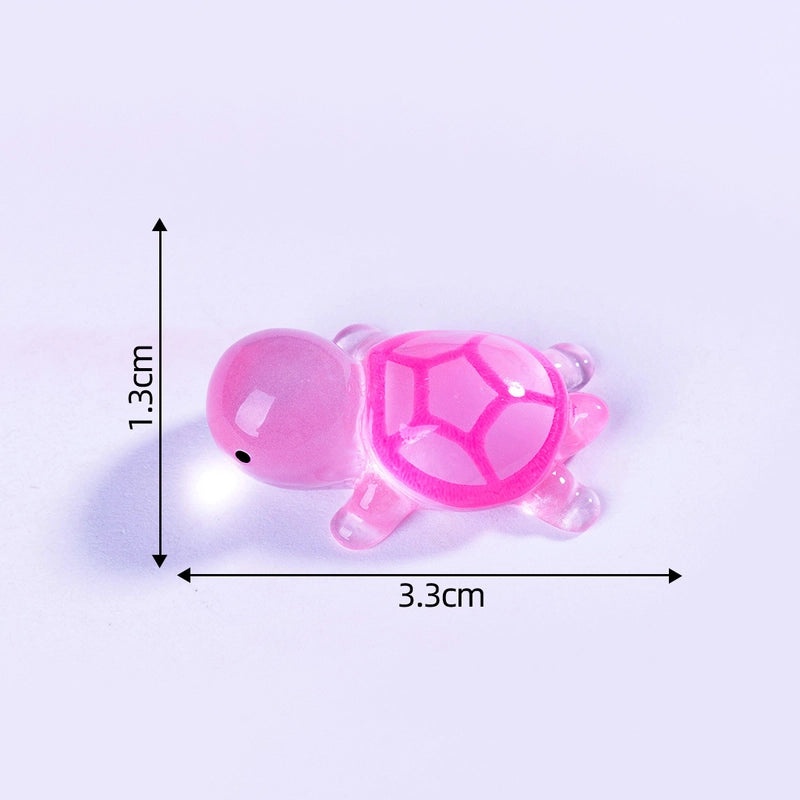 Luminous Mini Turtle Resin Ornament for Fish Tank Moss Landscaping | Aquarium Decorations