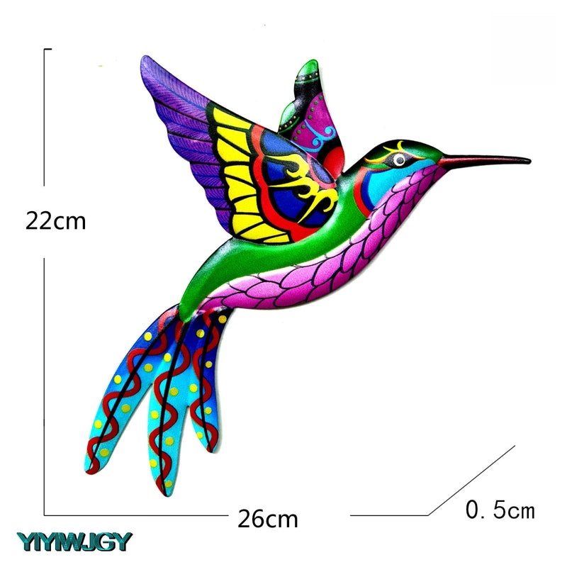 Large Iron Hummingbird Pendant Decorative Home Ornament Metal Craft Hardware|Home Decor & Accessories