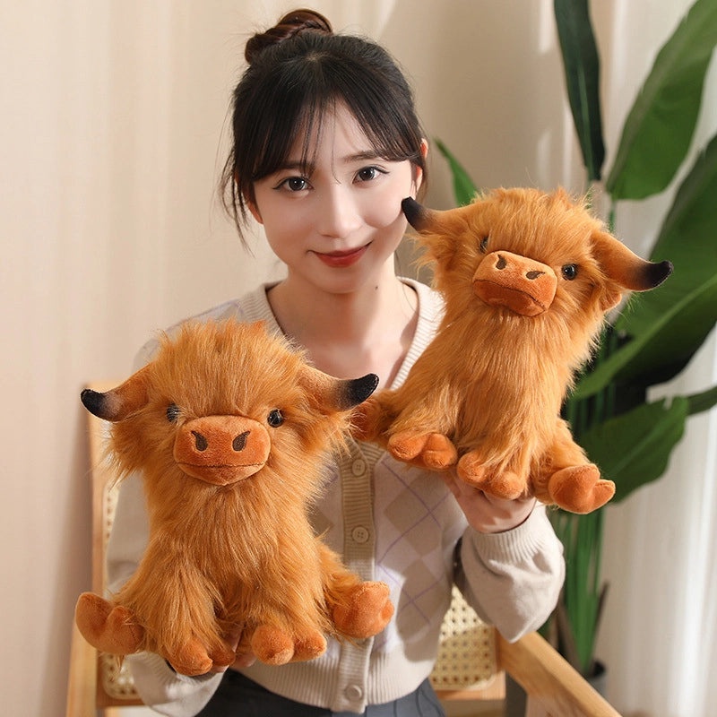 Soft Plush Cattle Toys Filled with PP Cotton for Kids | Stuffed Animals & Plush Toys
