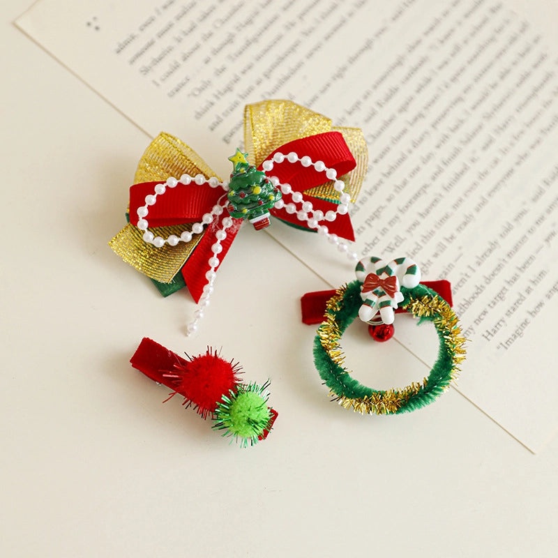 Minimalist Bow Knot Hairpin Cute Holiday Christmas Daily Party Selfie Accessory|Hair Accessories