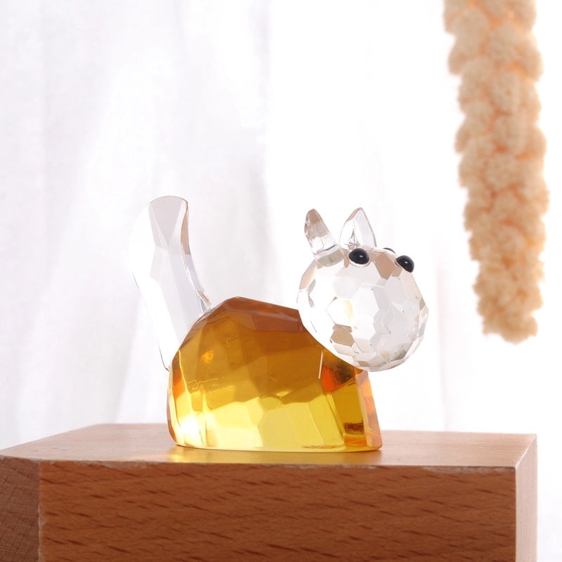 Minimalist Animal Crystal Ornaments Decorative Artificial Figurines|Home Decor/Ornaments