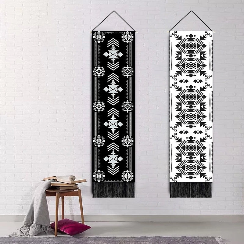 Nordic Sun and Moon Wall Tapestry Cotton Linen Blend Home Decor|Home Decor & Wall Art