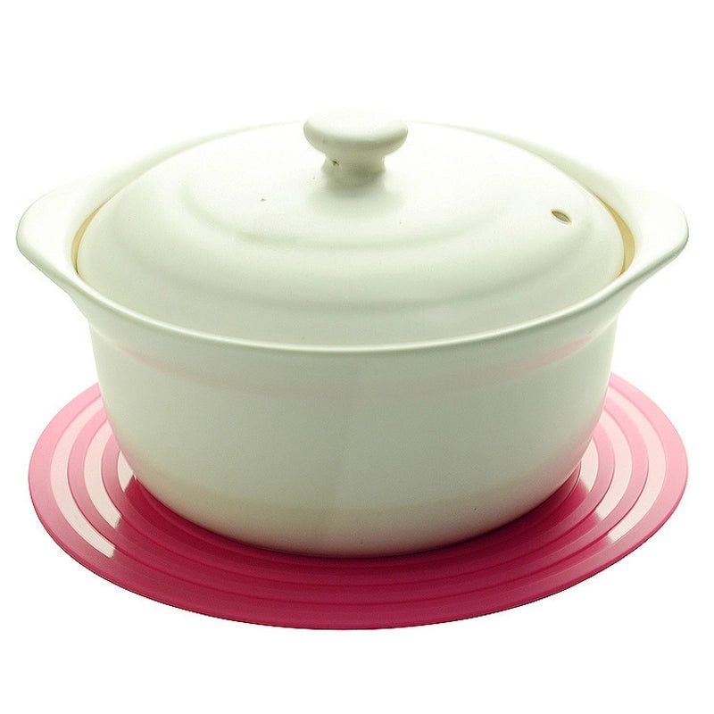 Round Silicone Heat Insulation Mat 18/24/30cm Non-Slip Casserole Bowl Placemat | Kitchen Accessories