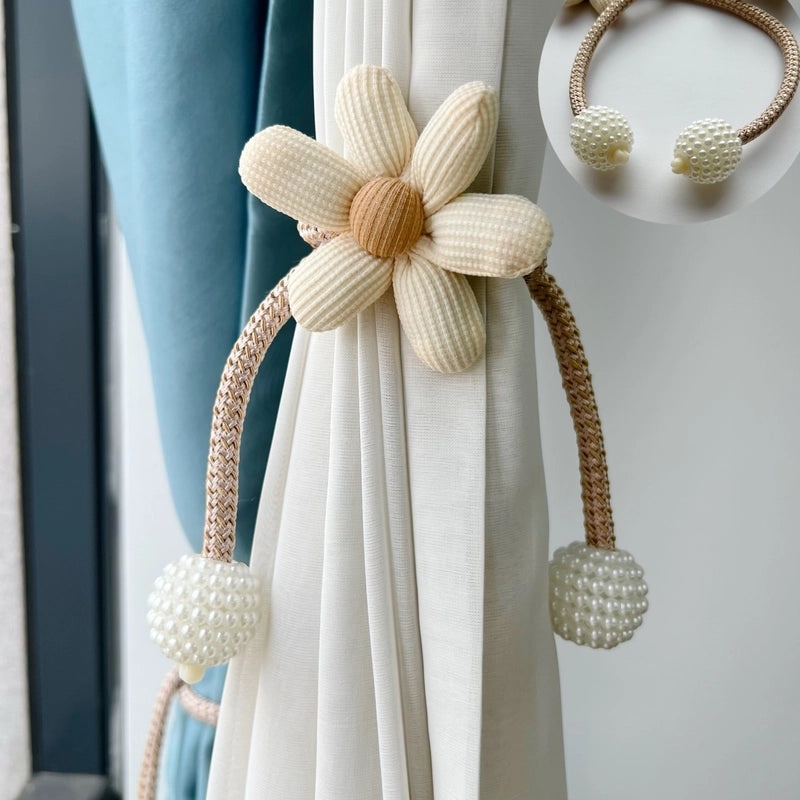 Bear and Flower Polyester Curtain Tieback for Vacation Home | Home Decor Accessories