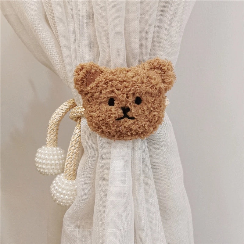 Adorable Bear Polyester Curtain Tiebacks for Window Decor|Home Decor Accessories
