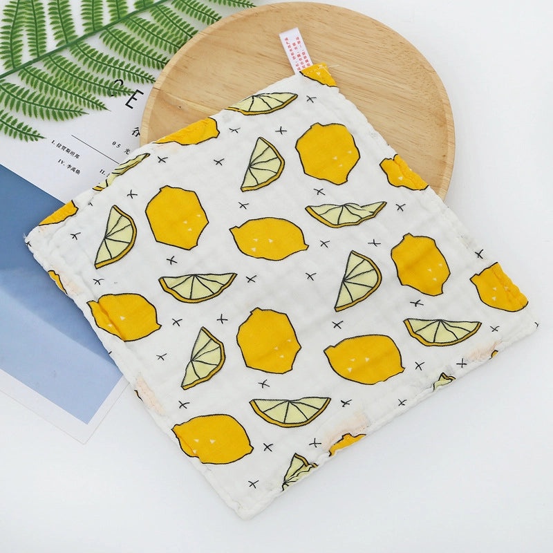 Adorable Cartoon Cotton Baby Burp Cloths Soft Absorbent Accessories for Newborns|Baby Accessories