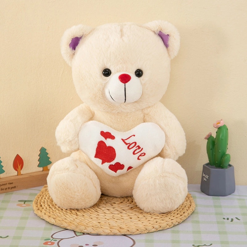 Cute Cartoon Love Bear Plush Doll Soft Rag Toy for Kids Gift|Toys & Games