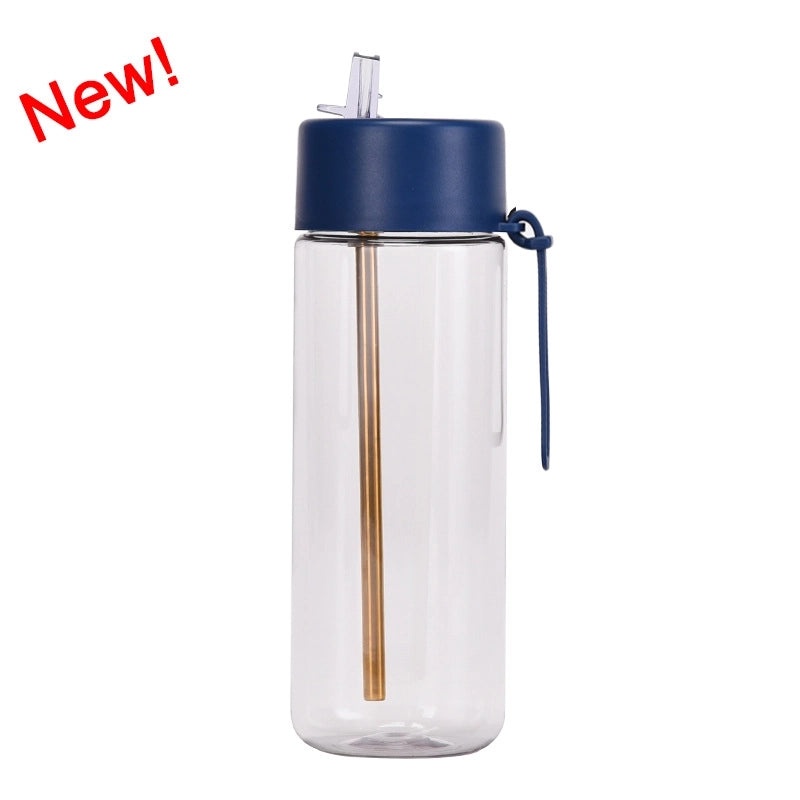 Stylish Solid Color Plastic Water Bottle for Everyday Use | Travel Accessories