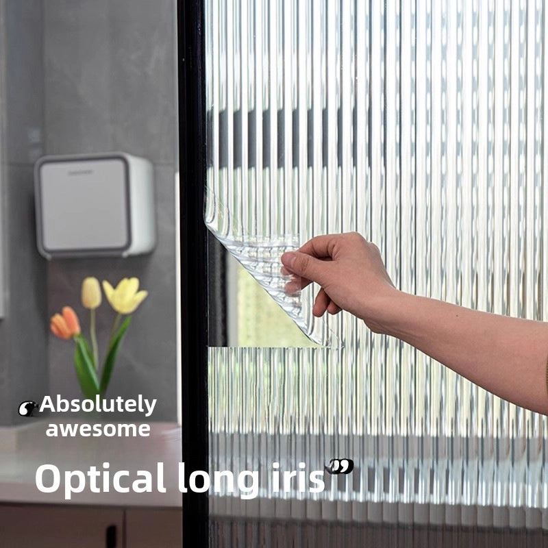 Changhong Frosted Glass Film for Bathroom Window Privacy Anti-Peep Transparent Protective Sticker|Home Decor & Window Films