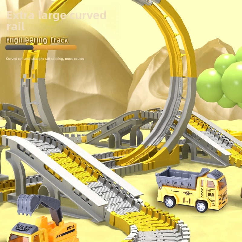 Explosions Kids Educational DIY Electric Rail Car Toy Stall | Educational Toys & DIY Kits