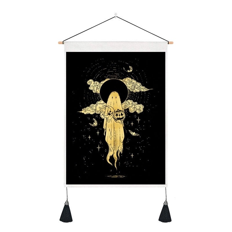 Vintage Starry Sky and Moon Wall Tapestry|Home Decor