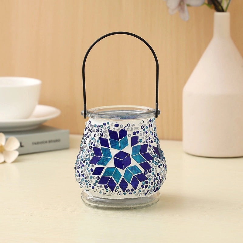 Handcrafted Painted Clay Geometric Glass Seed Beads | Handmade Jewelry Accessories