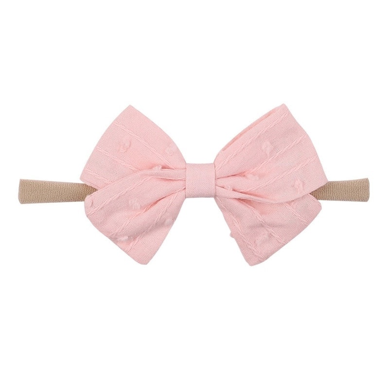 Kids Soft Nylon Bow Headband Candy Colors|Children's Hair Accessories