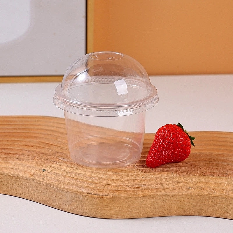 Disposable Ice Powder Bowl with Lid | Commercial Disposable Dessert Packaging