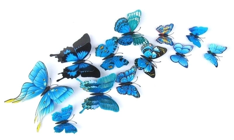 Elegant Butterfly Wall Decals 12-Piece Set for Home Decoration|Home Decor Wall Stickers