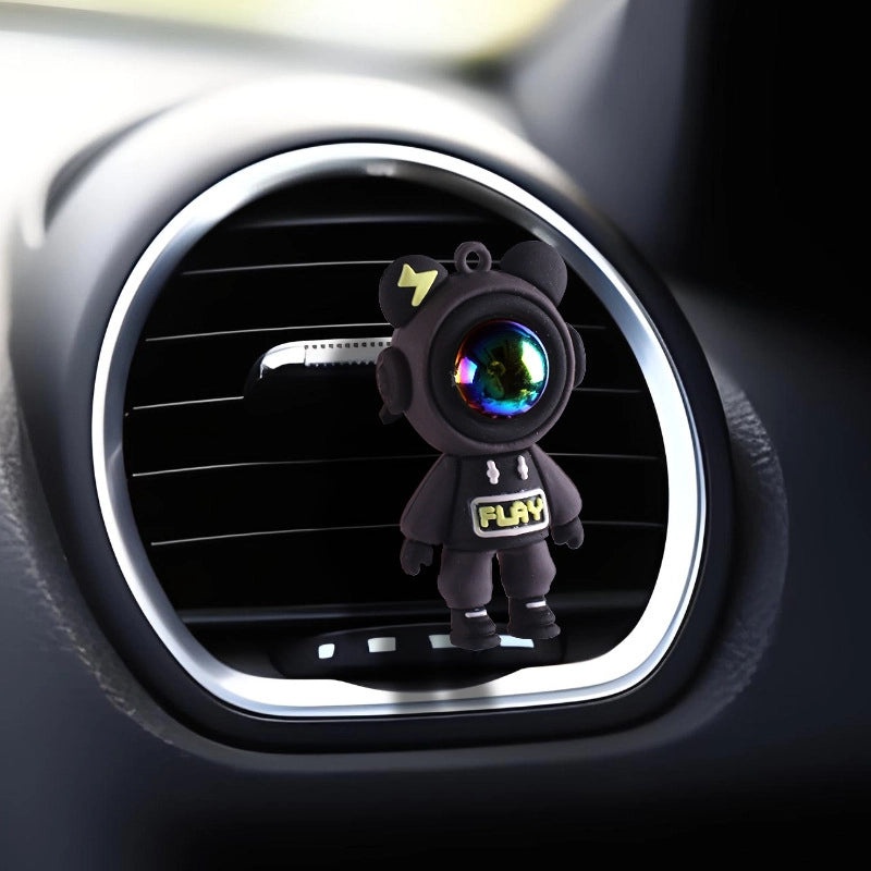 Cartoon Lightning Bear Car Air Outlet Aromatherapy Sheet, Car Perfume Vent Decoration|Car Accessories