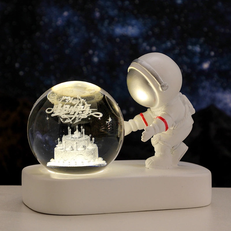 Astronaut Starry Night Light for Office Desk Luminous Decorative Lamp Unique Birthday New Year Gift|Home Decor Lighting