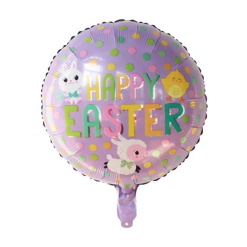 Cartoon Easter Bunny Aluminum Foil Balloons for Forest Theme Birthday Party | Party Supplies Balloons