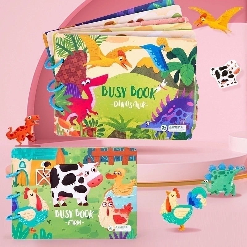 Educational Animal Paper Toys for Toddlers 3-6 Years|Learning & Educational Toys
