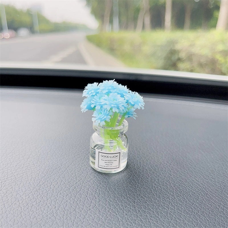 Elegant Minimalist Flower Glass Ornaments for Women|Home Decor Accessories