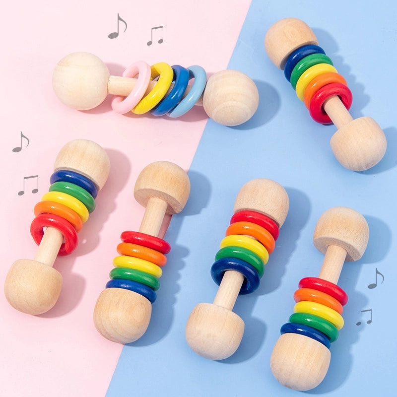 Wooden Circle Rattle Bell Toy for Baby | Baby Toys & Accessories