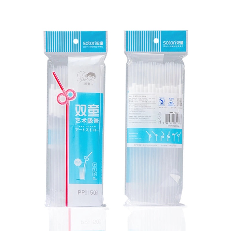 Stylish Solid Color Resin Straw Set for Daily Use|Drinkware Accessories