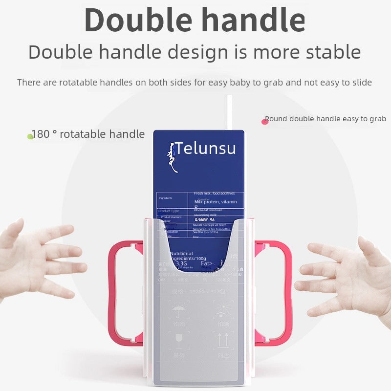 Baby Milk Box Anti-Spill Holder Portable Cup Cover for Children's Beverage | Baby Feeding Accessories