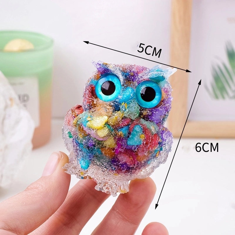 Minimalist Owl Crystal Figurine Decorative Ornament|Home Decor