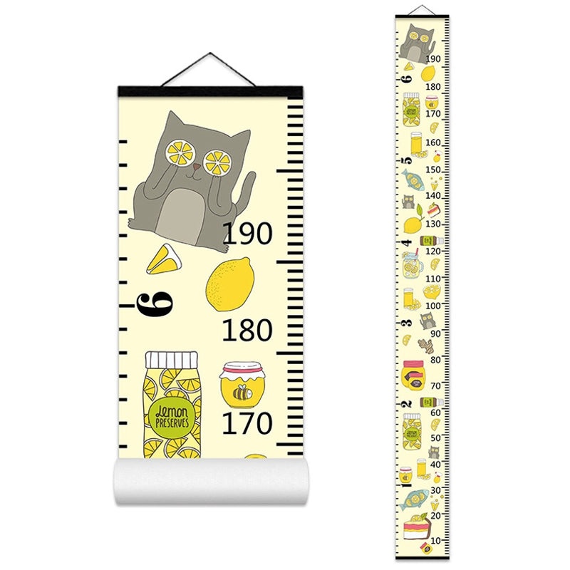 Nordic Kids Height Chart Wall Art | Decorative Growth Measurement for Children | Baby Height Sticker | Student Room Decor | Kids Growth Tracker|儿