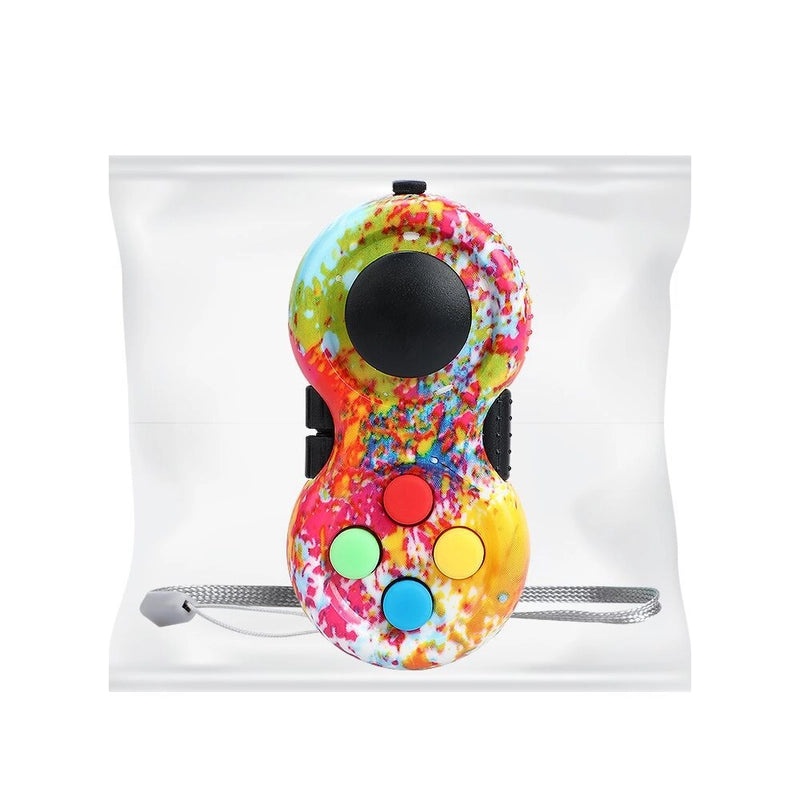 Second Generation Rubik's Cube Stress Relief Fidget Button Handle Toy | Fidget Toys & Stress Relief Gadgets