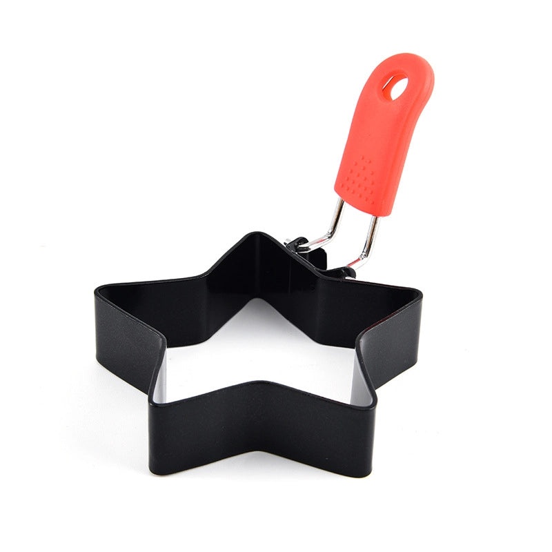 Minimalist Solid Color Iron Baking Mold Heart & Star Kitchen Tool