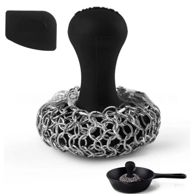 Stainless Steel Cleaning Brush 10" Solid Color Durable Basic Household Tool|Home & Kitchen Cleaning Tools