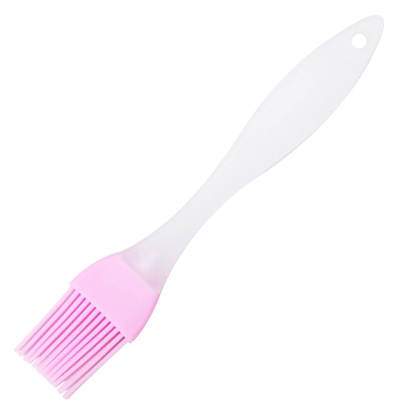 Small Silicone BBQ Oil Brush Non-Lint High Temp Baking Brush with Plastic Handle | Kitchen Tools & Accessories