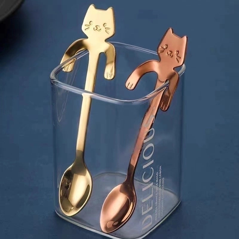 Adorable Cartoon Stainless Steel Spoon Single Piece | Kitchen Utensils & Cutlery