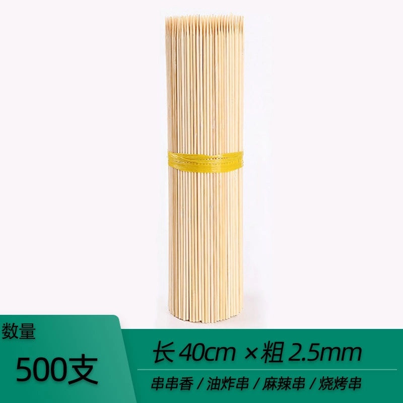 Disposable Bamboo Skewers for BBQ Grilled Meat and Fruits | Kitchen & Dining Accessories