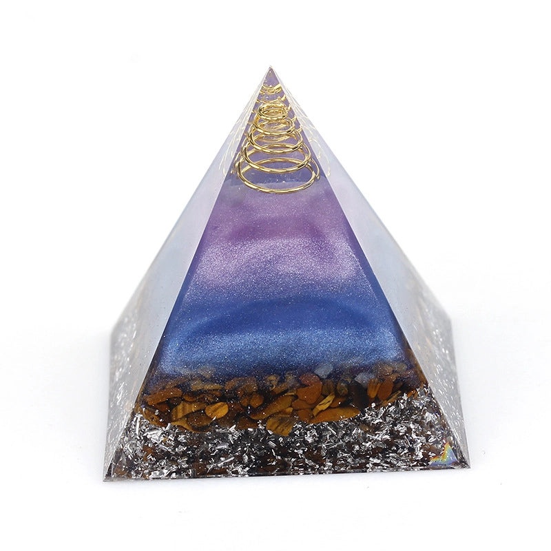 Minimalist Pyramid Resin Crystal Decoration for Home or Office | Home Decor
