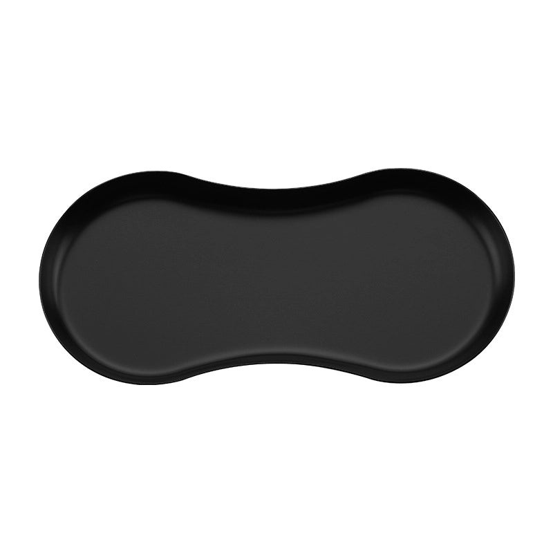 Glasses Shaped Stainless Steel Jewelry and Cosmetic Tray for Bedroom Home Use | Home Decor & Storage