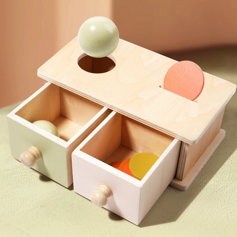 Montessori Wooden Ball Drawer Educational Toy | Educational Toys & Teaching Aids