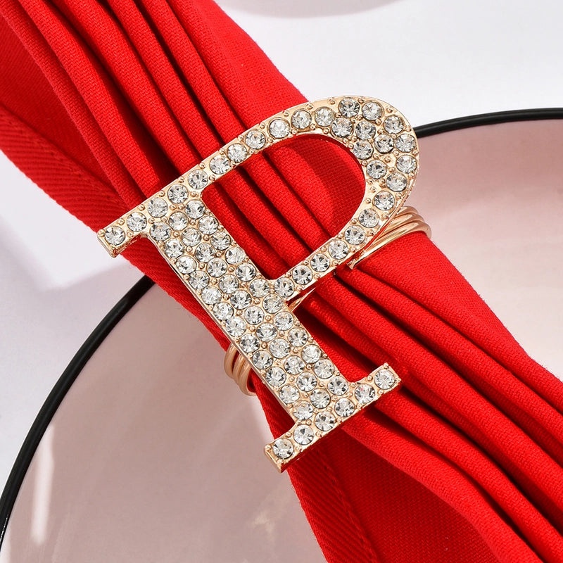 Stylish Metal Letter Napkin Holder Single Piece|Dining Table Accessories