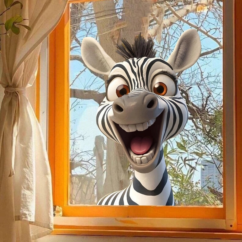 Modern Minimalist Animal PVC Window Decals for Wall Decoration|Home Decor