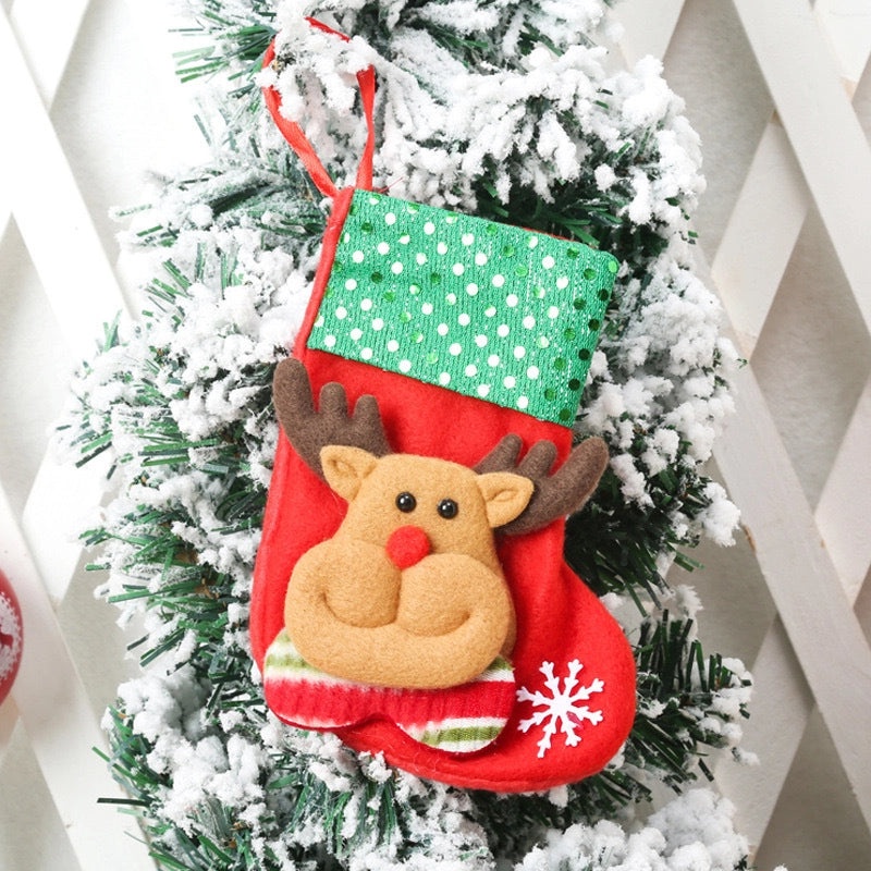 Christmas Gift Bag for Jewelry Candy Socks | Holiday Packaging & Decoration Accessories