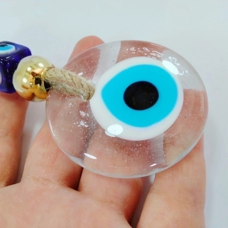 Devil's Eye Heart Glass Pendant Charming Artificial Decoration for Accessories|Jewelry & Accessories