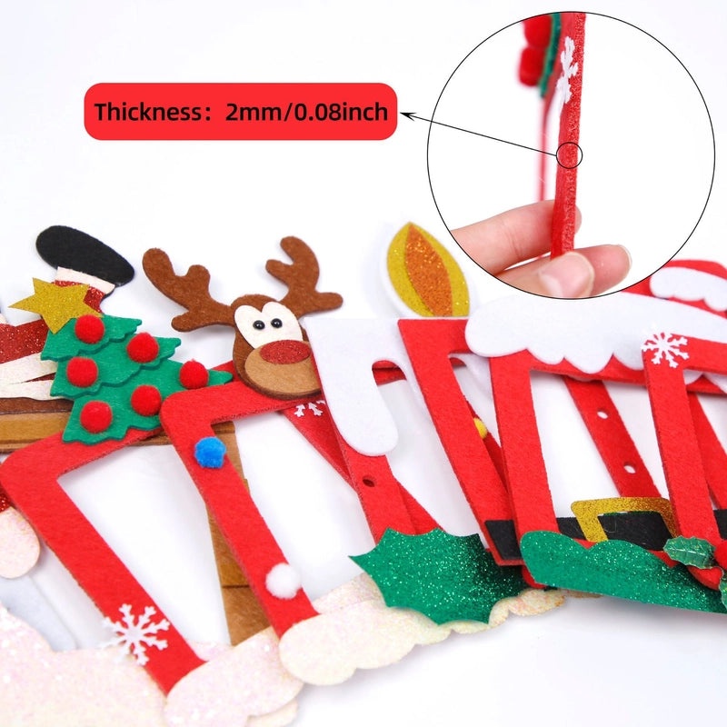 Christmas Cartoon Decorations Santa Claus Snowman Christmas Tree Festival Party Props|Holiday Party Supplies