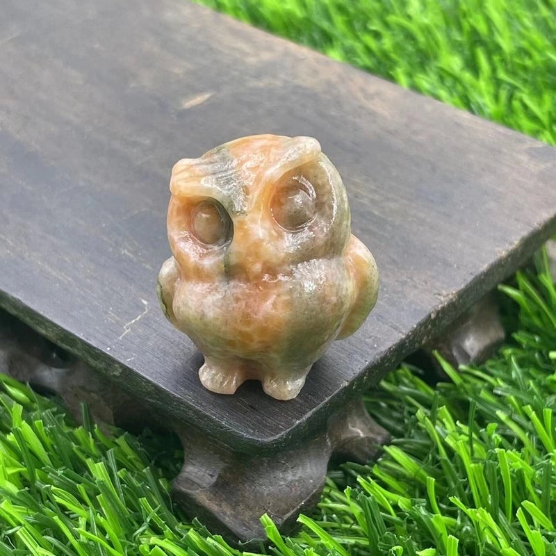 Vintage Style Owl Natural Stone Ornament for Home Decor|Home Decor & Accessories