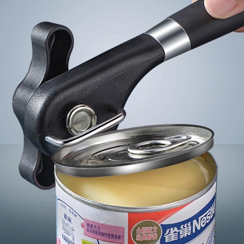 Minimalist Solid Color PP TPR Alloy Can Opener Single Piece | Kitchen Tools & Gadgets