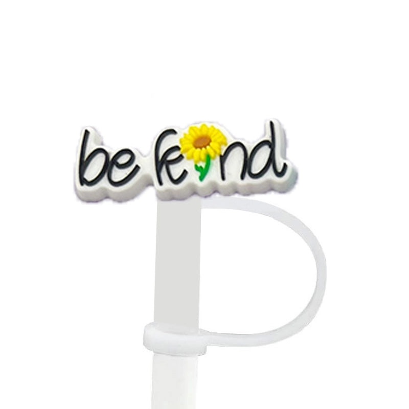 Silicone Letter Straw Mouthpiece 1 Piece Soft Cute Reusable Drink Accessory|Drinkware & Bar Accessories