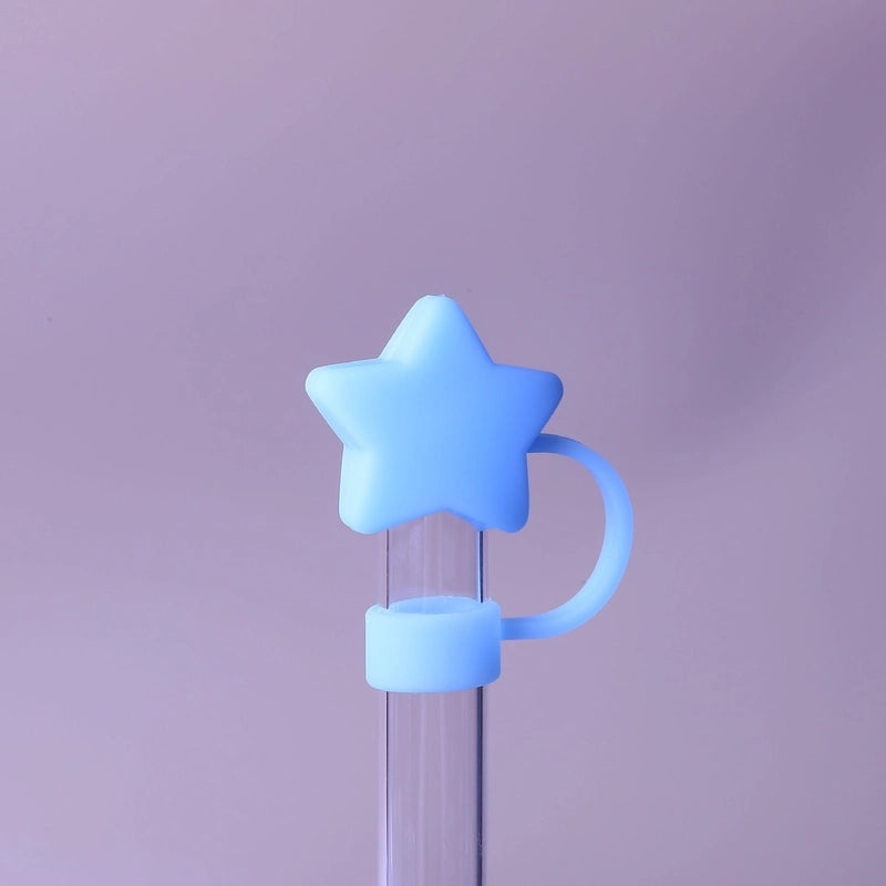 10mm Glass Straw Dust Cover Stainless Steel Cap for Large Diameter Straws Milk Tea Accessories|Drinkware Accessories