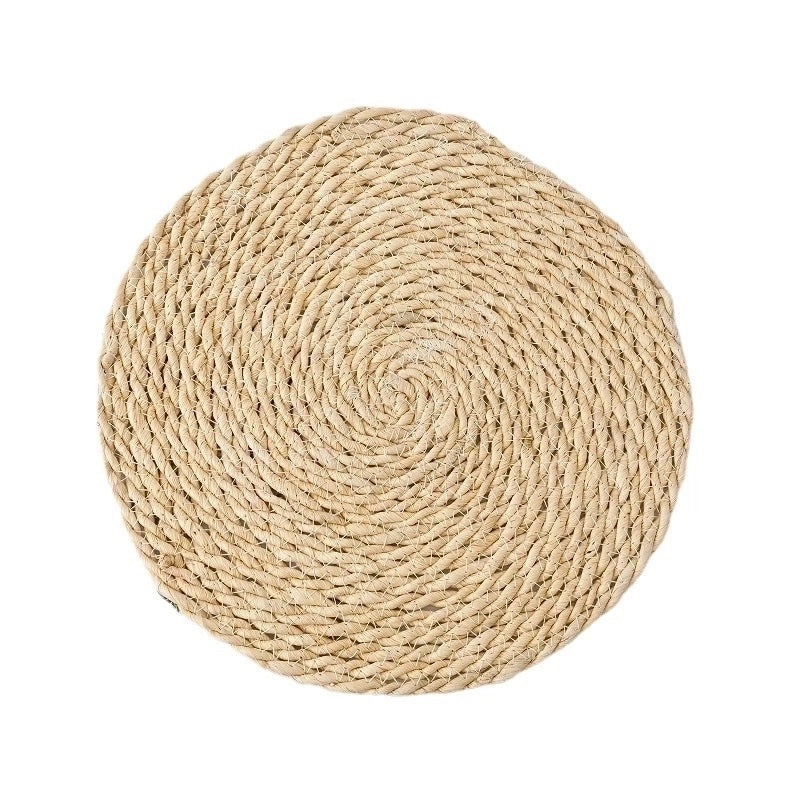 Simple Plain Straw Placemat for Everyday Use|Home & Living Tableware